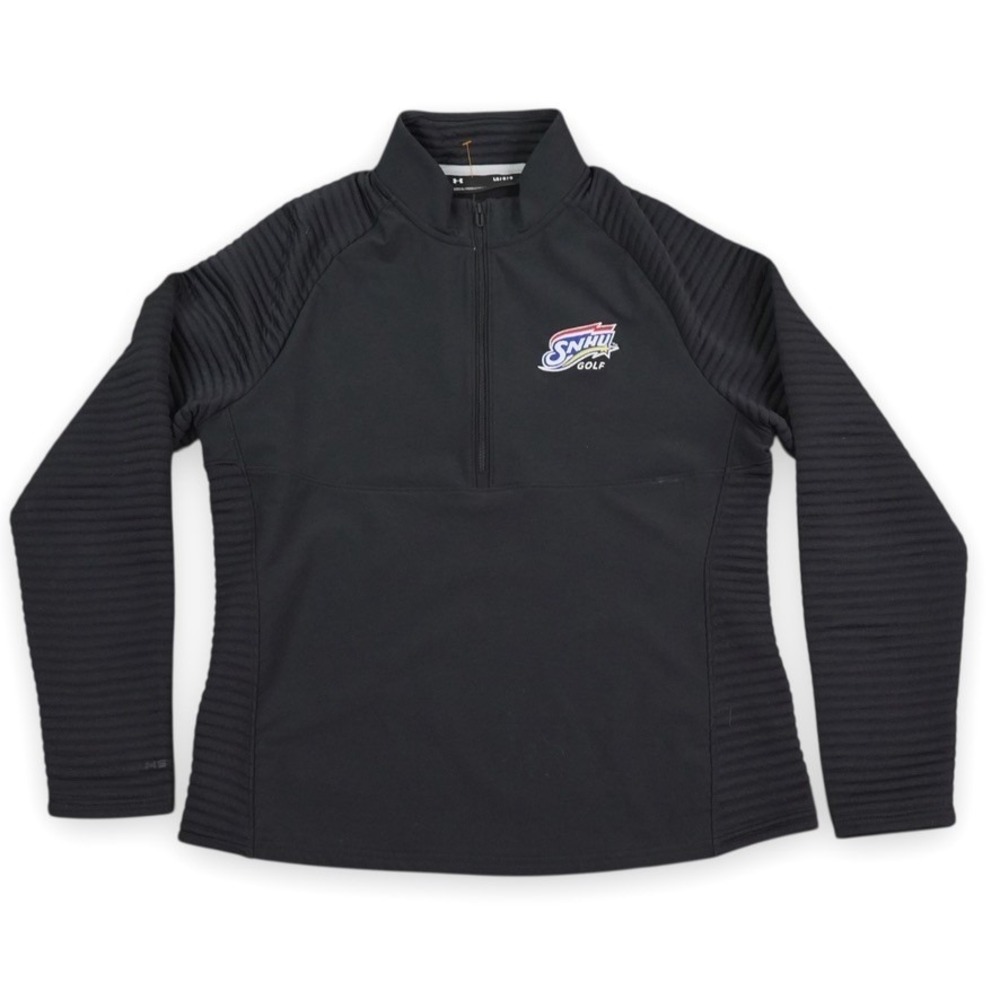 Under Armour ColdGear SNHU‎ Golf Jacket Womens Large Black UA Storm  1/4 Zip